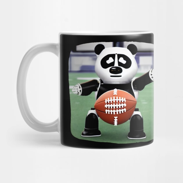 Robotic Panda NFL - Adorable Panda - Kawaii Panda by Suga Collection